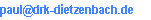 Bitte notieren Sie sich die Email-Adresse. Dies ist ein Schutz vor automatisch generierten Spam-Mails.